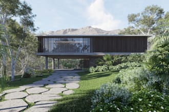 create photorealistic architectural renders and landscaping