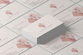design an eye catching minimalist, modern business card