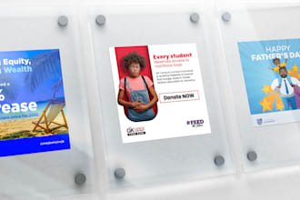 design a promo flyer, poster, banner, certificate, billboard