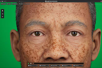create 3d hyper realistic character with full features for virtual influencer
