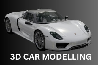 create 3d car modelling 3d vehicle 3d truck 3d car animation with rig