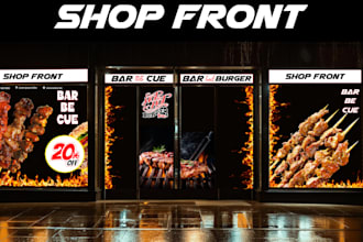 make storefronts, signage, yard sign, shop front