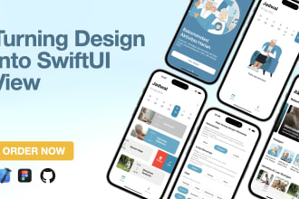 convert your design app, figma in swiftui or uikit