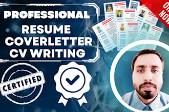 provide professional resume design cover letter cv writing service