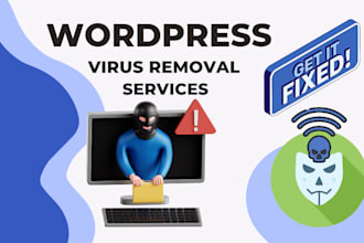 remove malware, hacked website,elementor bug critical errors fixing