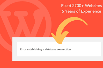 fix error establishing database connection