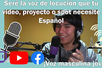 the voice over that your video, spot or project needs
