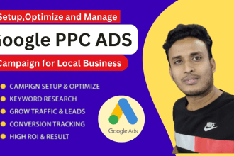 setup optimize google ads for local business