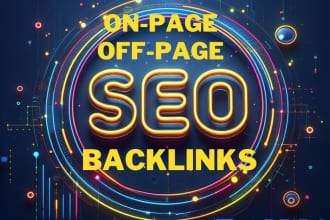 do on page, off page SEO, backlinks