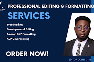 proofread, edit, and format your christian books