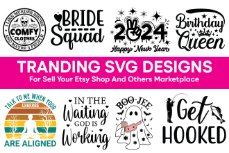 create trending svg designs for your etsy shop and others