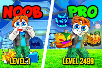 design thumbnails in minecraft, roblox and many styles