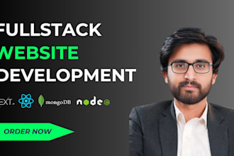 do website development as front end developer and full stack developer