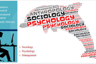 write on sociology, psychology, and management topics