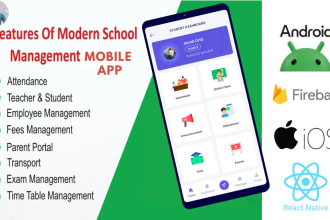 create school management mobile apps