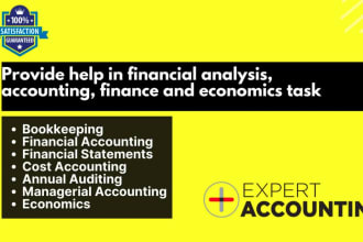 offer tutor guide for accounting finance project assignments