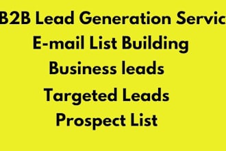 do local recruiting b2b lead generation and shopify leads
