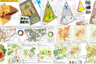 make gis maps for you, including digitizing and spatial analysis