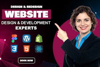 offer high quality website design and development services
