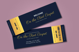 design stunning tickets, voucher, coupons and cards