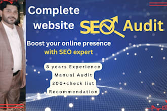 do an SEO audit report and website performance analysis