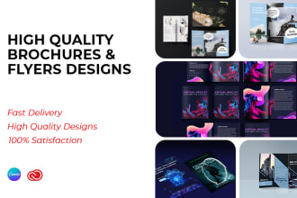 design trifold, bifold brochure, flyer
