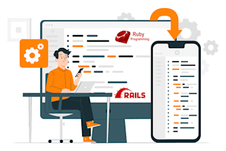 develop fullstack web application in ruby on rails ror