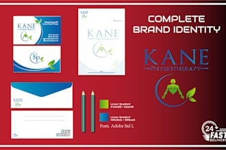 design professional logo and complete brand identity kit