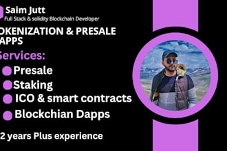 create a token presale with smart contract integration