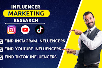 find best instagam, youtube, tiktok niche influencers list