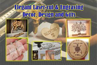 do expert laser cut and engraving designs for unique decor and gifts
