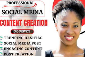 be social media manager,social media content creator,social media management