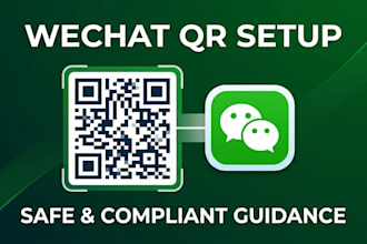 assist in wechat qr code scan setup and account registration guide