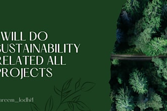 do sustainability related projects