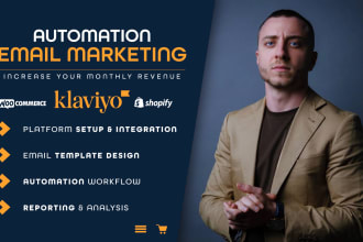 create klaviyo email marketing automation for woocommerce and shopify