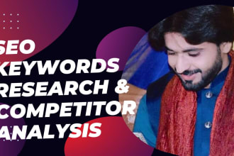 do SEO keywords research and competitor analysis report