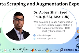 perform data scraping and augmentation