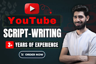 be your youtube scriptwriter and do video script writing