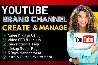 create a brand youtube channel and manage for three days