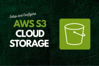 setup cloud storage on aws s3 bucket