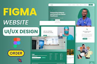 do figma website design, website ui design ,landing page,ui ux