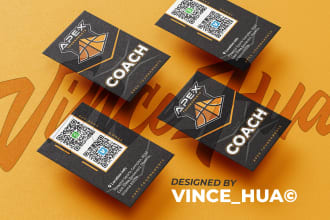 design professional business cards with qr code