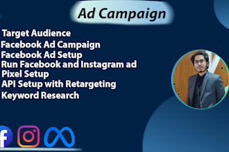run facebook ad,ads campaign and ads manage