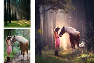 add glow effect or neon light effect into your photos
