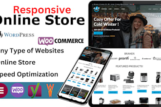 design and develop responsive ecommerce online store website