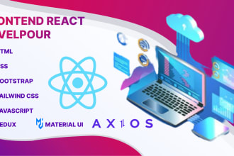 develop typescript reactjs website using ant design material ui