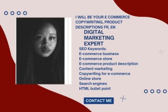 do your website copywriting, marketing in french, english