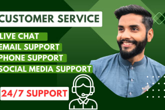 provide live chat support and customer service assistance