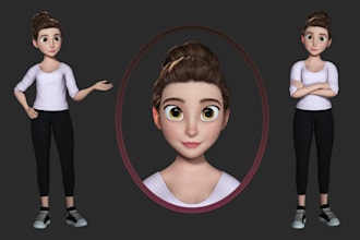 create best 3d character modeling, rigging, texturing in cc for iclone