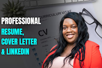 write ats CV, cover letter, resume and linkedin optimization